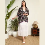 Beautiful Floral Printed Pure Cotton Fabric Scarf - Image 6