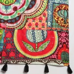 Beautiful Multi Ikat Printed Cotton Scarf - Image 8