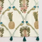 Beautiful Pineapple & Parrots Printed Long Scarf - Image 9