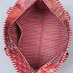 Beautiful Red Silk Fabric Patchwork Quilted Shoulder Bags - Image 8