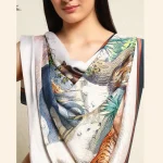 Beautiful Wildlife Animals Printed Head Neck Scarf - Image 6
