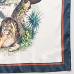Beautiful Wildlife Animals Printed Head Neck Scarf - Image 7
