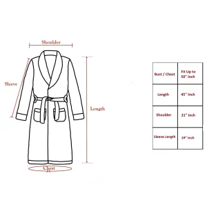 Green Floral Print Velvet Fabric Bath Robe For Women Gift - Image 10
