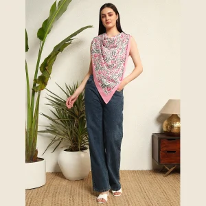 Indian Hand Block Print Cotton Scarves - Image 5