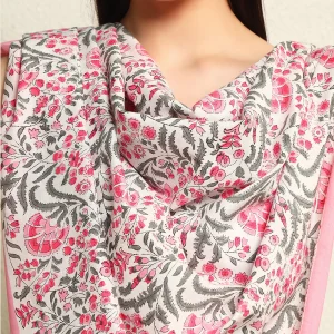 Indian Hand Block Print Cotton Scarves - Image 7