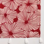 Maroon Hand Block Floral Printed Fabric Dupatta - Image 8