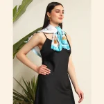 Women Fashion Mermaid Fish Print Scarf - Image 5