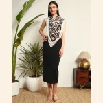 Women Leopard Print Square Silk Feel Satin Scarf - Image 7