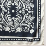 Women's neckerchief Shawl Wrap Floral Print Casual Hijab - Image 8