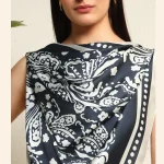 Women's neckerchief Shawl Wrap Floral Print Casual Hijab - Image 7