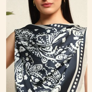 Women's neckerchief Shawl Wrap Floral Print Casual Hijab - Image 7