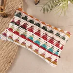 12"x20" Bedroom Decor Triangles Pattern Rug Cushion Cover - Image 2