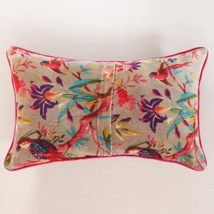 2 PC Green Bird Print Pillow Case Bedroom Decor Soft Velvet - Image 5