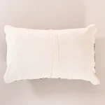 20"x12" Pillow Case Indian Handmade Black White Zig Zag - Image 5
