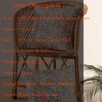 Beautiful Floral Print Canvas Fabric Cushion Cover - Image 7