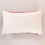 Handmade Red Abstract Pattern Pillow Case 20"x12" - Image 5