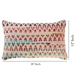 Home Sofa Decor Rug Pillow Cover Beige Zig Zag Pattern - Image 6