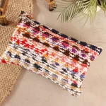 Indian Handmade Chindi Rug Cotton Pillow Cases Home Decor - Image 2