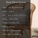Indian Handmade Decorative Cushion Case Abstract Pattern - Image 7