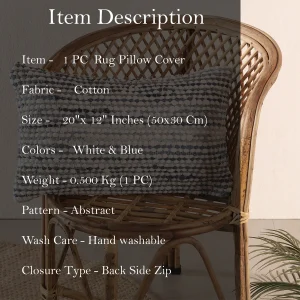 Indian Handmade Decorative Cushion Case Abstract Pattern - Image 7