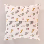 Set of 2 Pc Handmade Block Print Cushion Cover Animal Print - Image 4