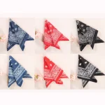 Indian Hand Block Print Cotton Bandana Scarf - Image 2