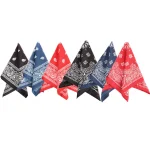 Indian Hand Block Print Cotton Bandana Scarf - Image 5