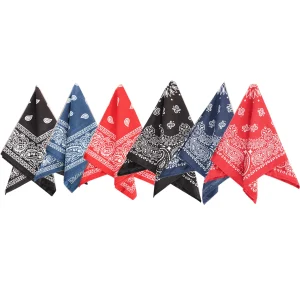 Indian Hand Block Print Cotton Bandana Scarf - Image 5