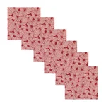 20" Maroon Color Table Napkins Set - Image 2