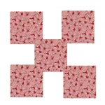 20" Maroon Color Table Napkins Set - Image 3