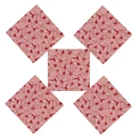 20" Maroon Color Table Napkins Set - Image 5