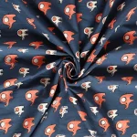 24 PC Set Blue Elephant Hand Block Print Cotton Napkins - Image 9