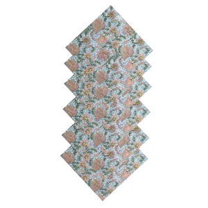 24 PC Washable Napkins Square Cotton Grey Cloths - Image 4