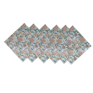 24 PC Washable Napkins Square Cotton Grey Cloths - Image 5