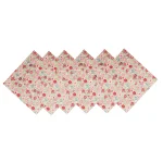 24 PCS Hand Block Print Cocktail Dinner Napkins - Image 4