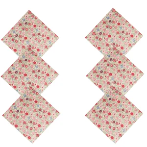 24 PCS Hand Block Print Cocktail Dinner Napkins - Image 5