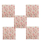 24 PCS Hand Block Print Cocktail Dinner Napkins