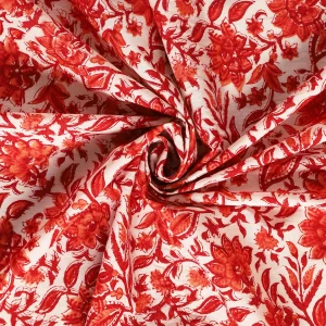48 pcs Beige Floral Print 16"x16" Table Napkins - Image 9