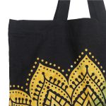 Women's Shoulder Shopping Bag Black Ombre Mandala - Image 2