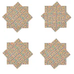 Abstract Print Cotton Napkins Set Of 24 PCS - Image 3