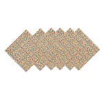 Abstract Print Cotton Napkins Set Of 24 PCS - Image 5