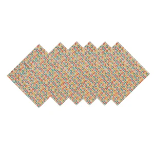 Abstract Print Cotton Napkins Set Of 24 PCS - Image 5