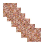 Beautiful Black Red Floral Print Dinner Napkins Set of 48 Pcs (Copy) - Image 2