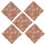 Beautiful Black Red Floral Print Dinner Napkins Set of 48 Pcs (Copy)