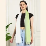 Beautiful Green Ombre Scarves Viscose Rayon Stole - Image 8
