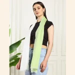 Beautiful Green Ombre Scarves Viscose Rayon Stole - Image 3