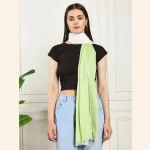 Beautiful Green Ombre Scarves Viscose Rayon Stole - Image 4
