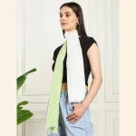 Beautiful Green Ombre Scarves Viscose Rayon Stole - Image 5