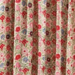 Beautiful White & Multicolor Floral Hand Block Print Fabric - Image 2