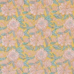 Beautiful Yellow Floral Print Cotton Fabric